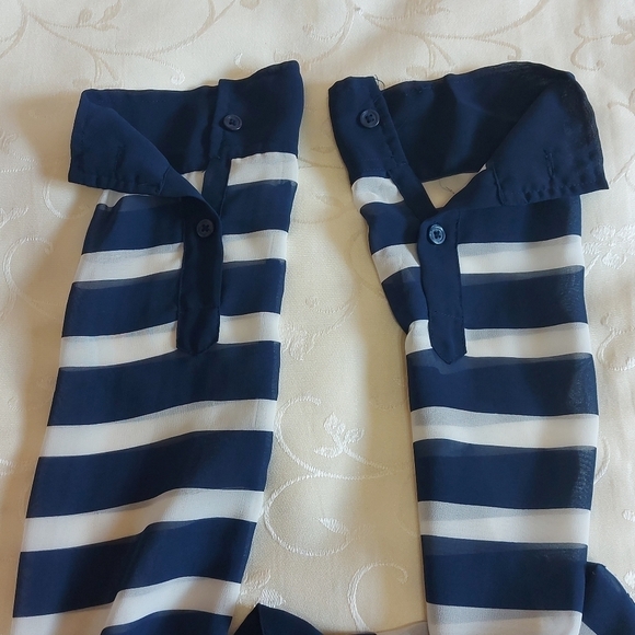 Aritzia sunday best stripped blue/White size S - Picture 14 of 14